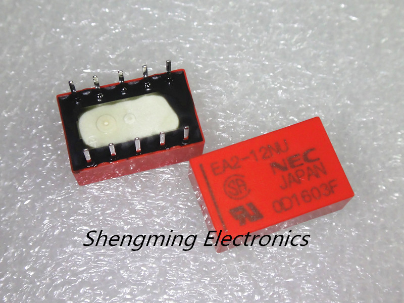 10PCS 10pin 12V EA2-12 EA2-12NU Signal Relay Genuine