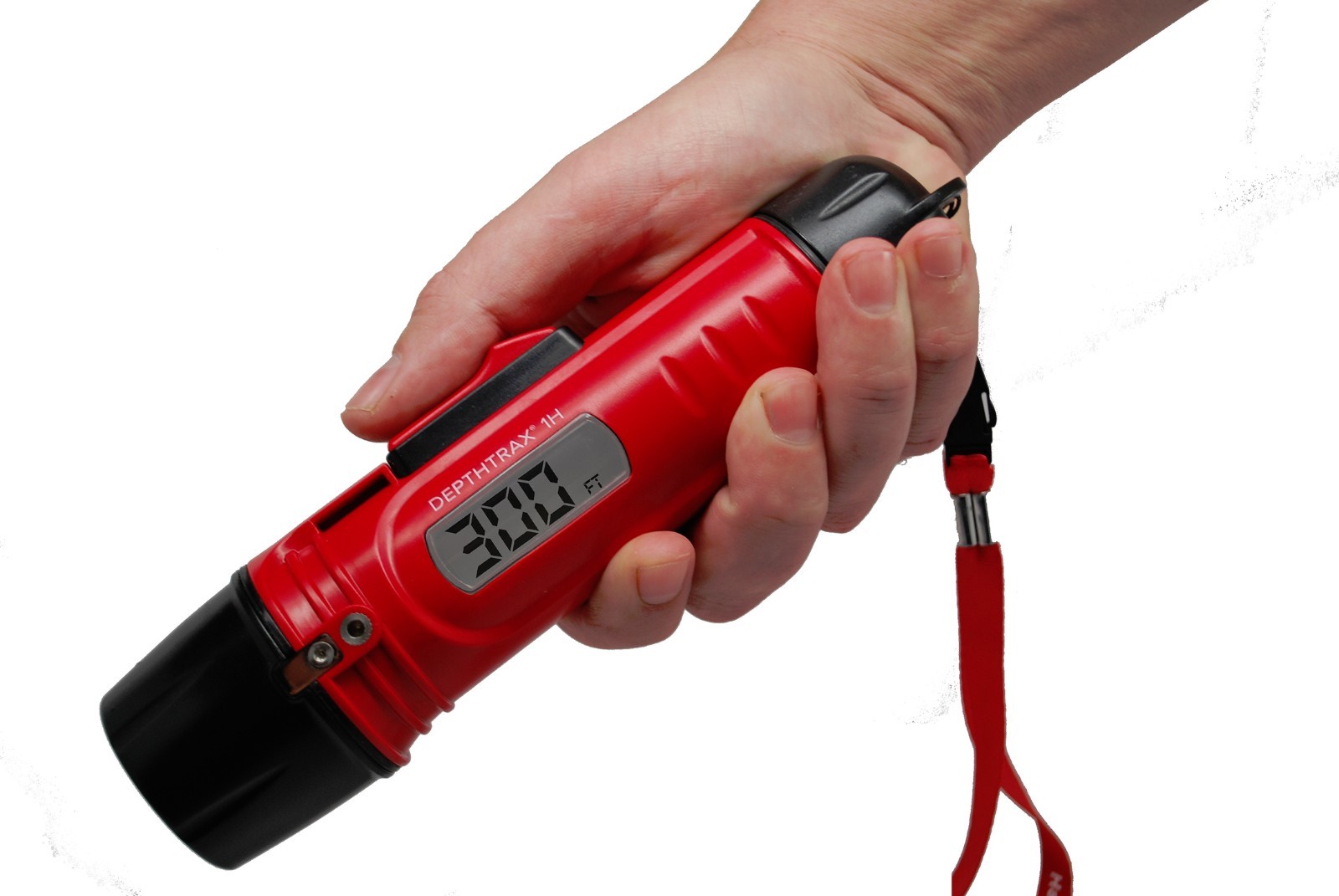 DT1H HANDHELD DEPTH FINDER WITH TEMPERATURE READS TO 300FT