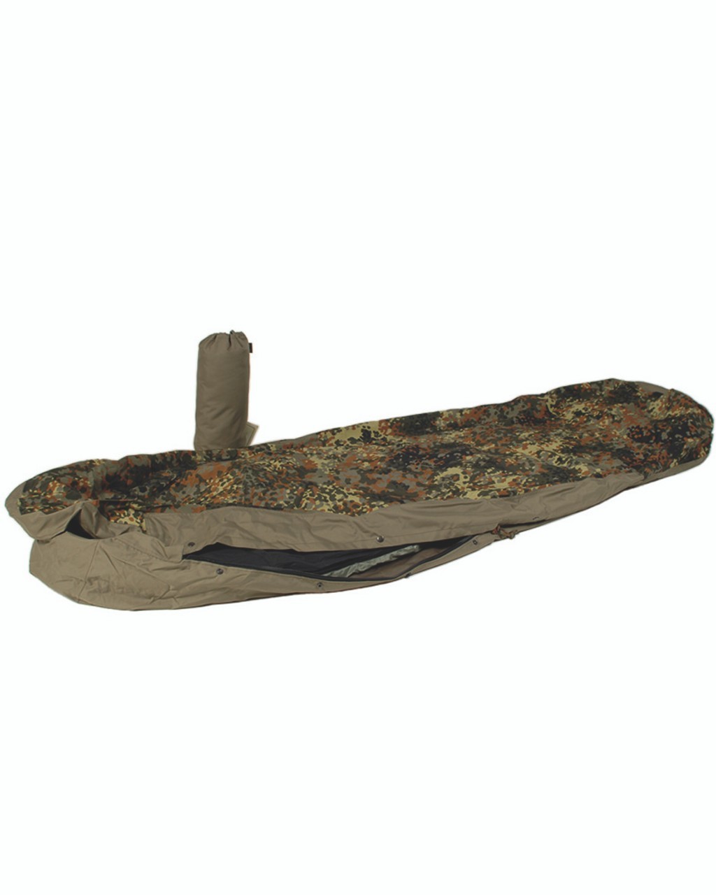 Mil-tec® Flecktarn Trilam Sleeping Bag Cover Waterproof Bivy Army Breathable NEW