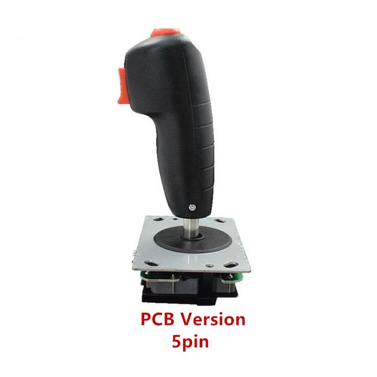 Arcade Game Cabinet Mini Grap Flight Joystick Trigger Vibration PCB Version 5Pin