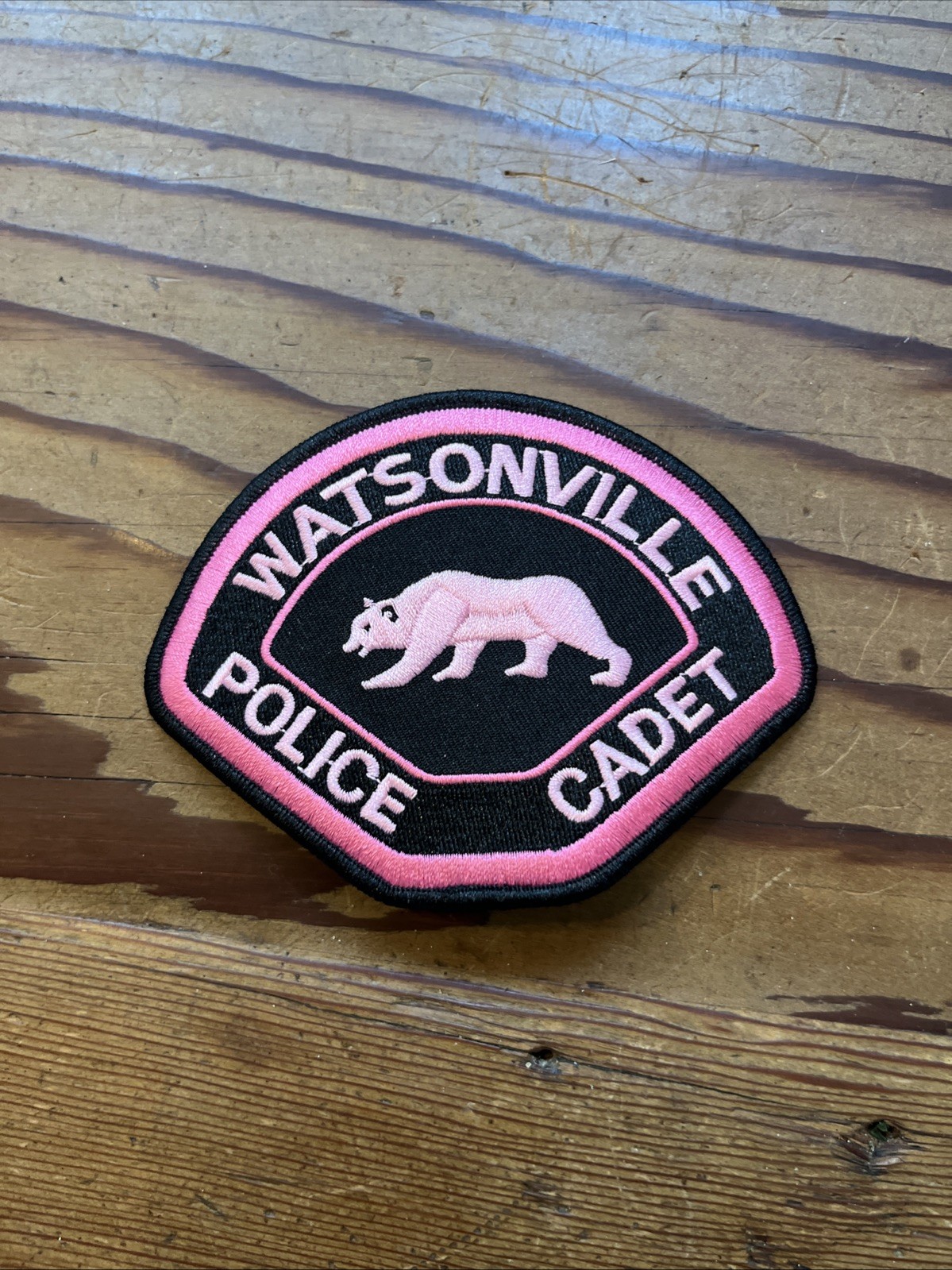 CALIFORNIA CA WATSONVILLE POLICE DEPT CADET PATCH SANTA CRUZ COUNTY