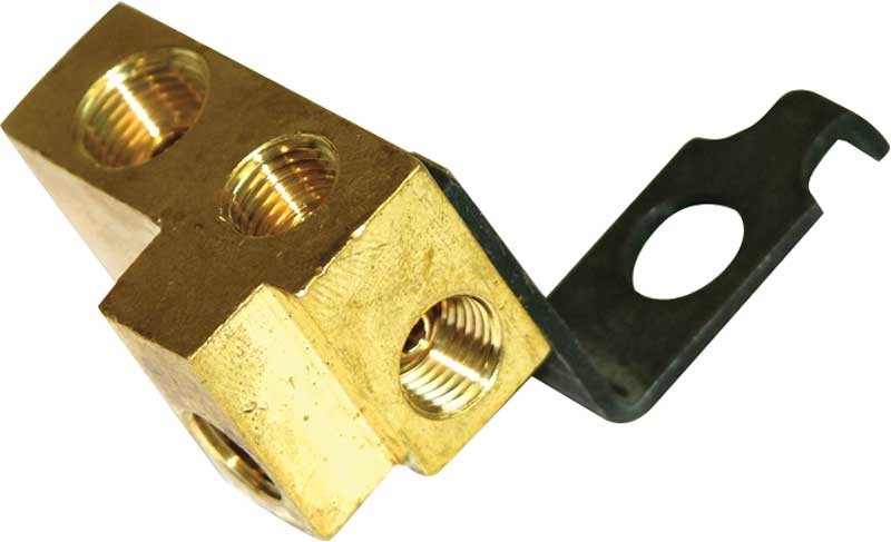 1965-66 Chevrolet Full Size; Brake Distribution Block; 5-Port Dual Reservoir