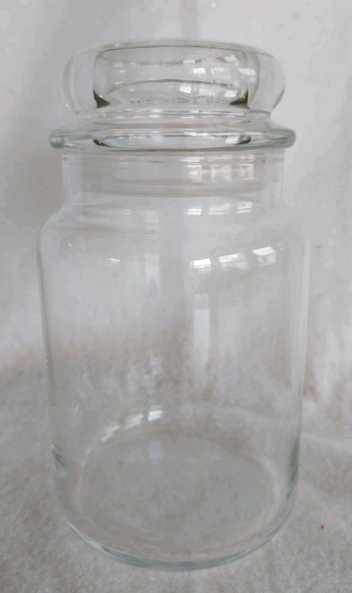 Yankee Candle EMPTY Large Jar - 22oz Glass Jar and Lid - Apothecary Type - Clean