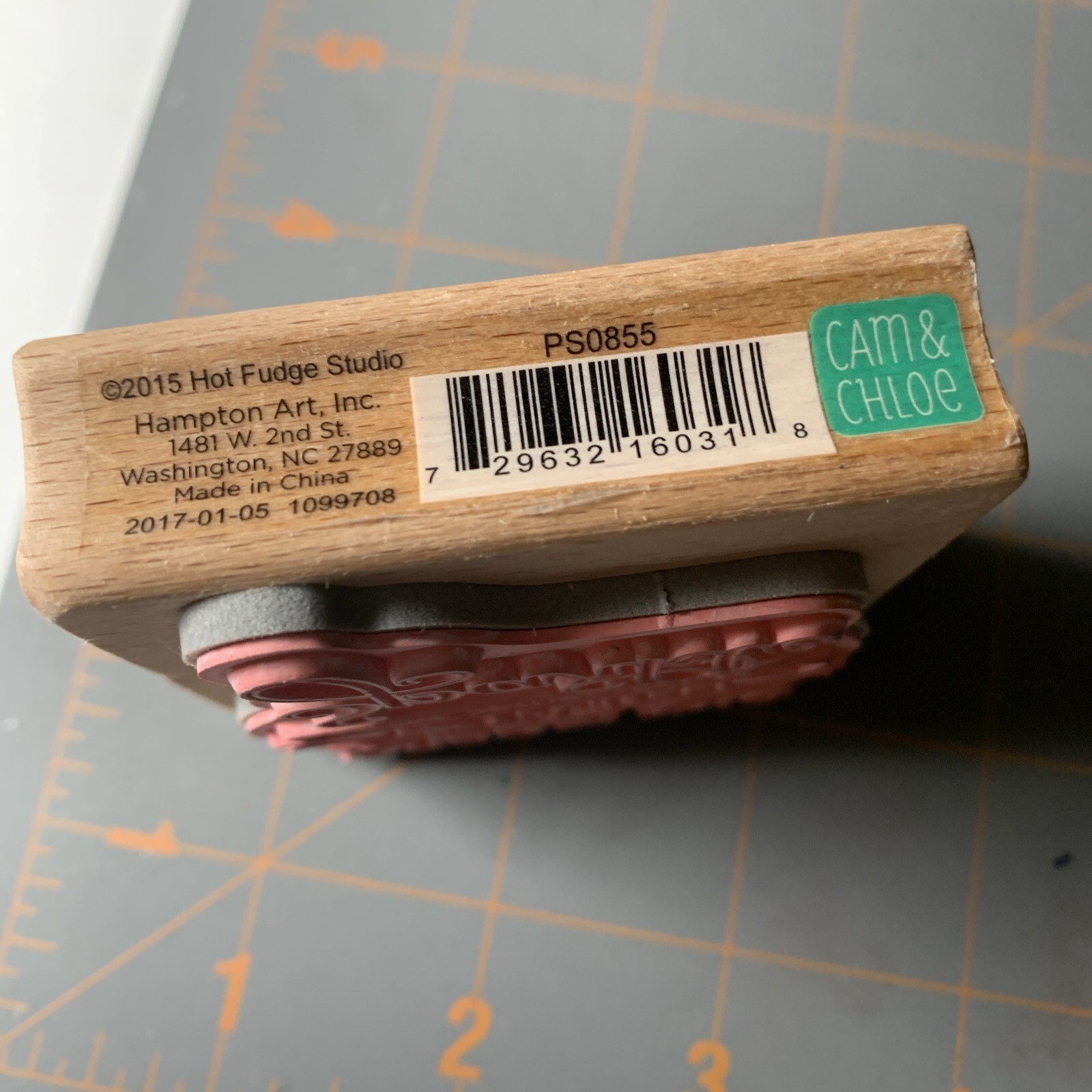 Hampton Art- Wood Rubber Stamp Dream Big Be Yourself And Remember To Sparkle