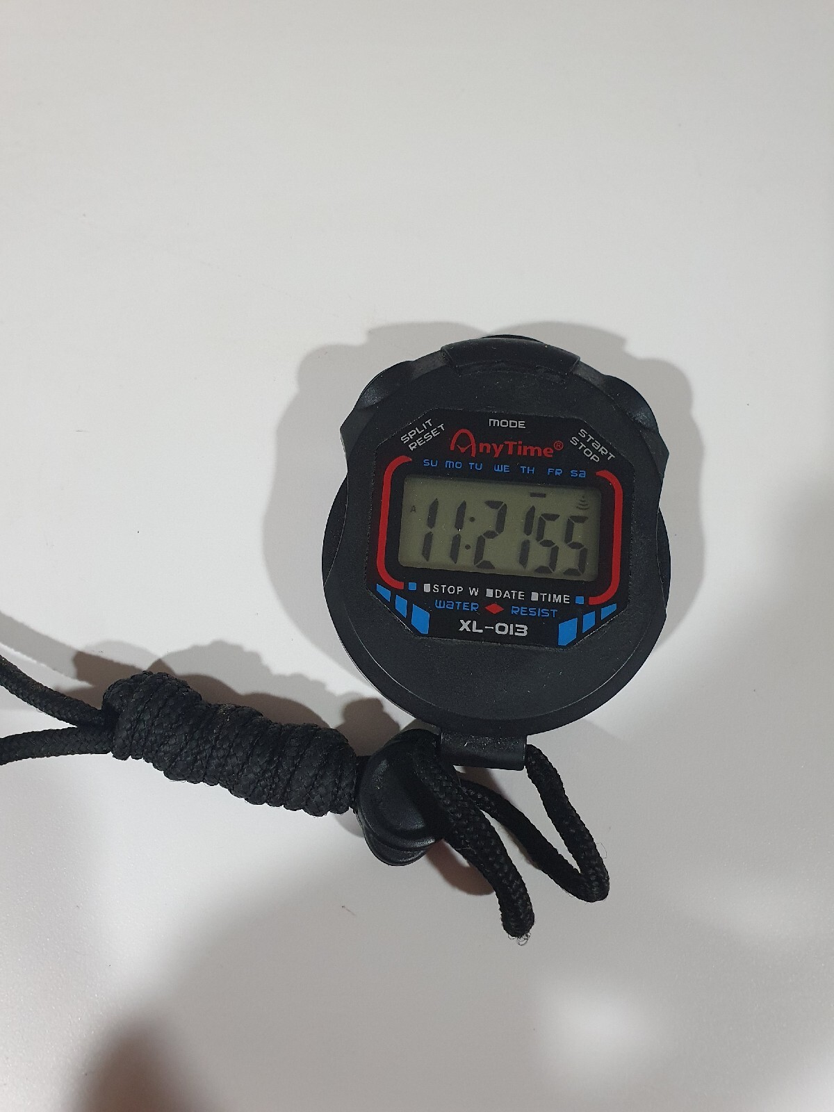 Waterproof Digital Stopwatch Chronograph Alarm 24H Clock Handheld LCD Sports
