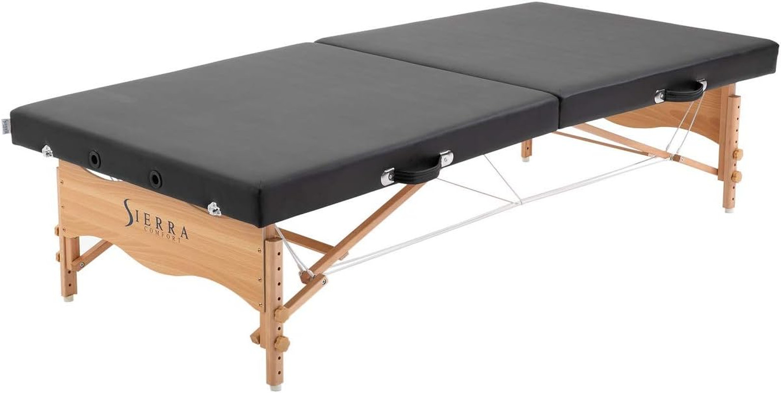 Low-Level Portable Massage Table, SC-1004 (Black)