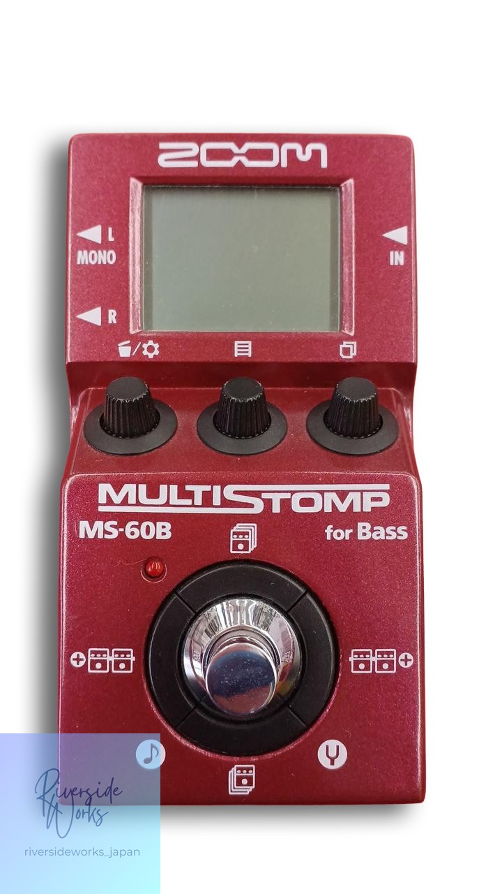 ZOOM MS-60B Bass Effects Pedal - Compact Multi-Effects JP