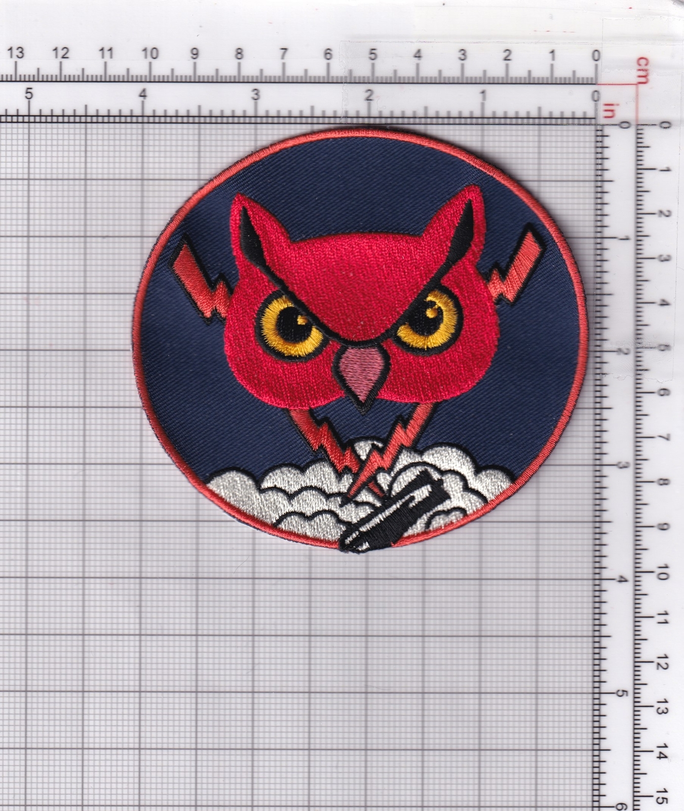 VAH-9 Hoot Owls Squadron Patch, 4", Hook and Loop