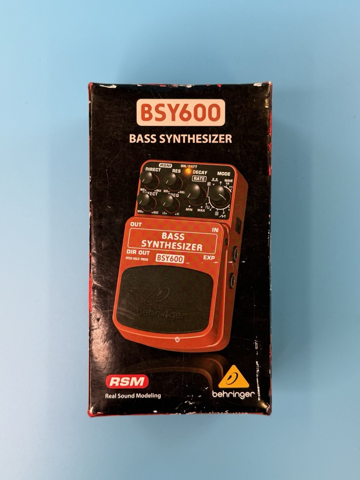 Behringer BSY600 Bass Synthesizer Effect Pedal. PLEASE READ