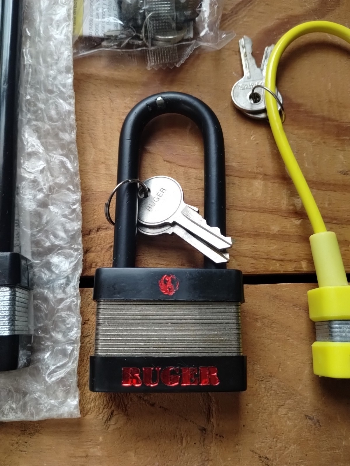 7 Gun Locks - Cable Locks- Rugger Master +