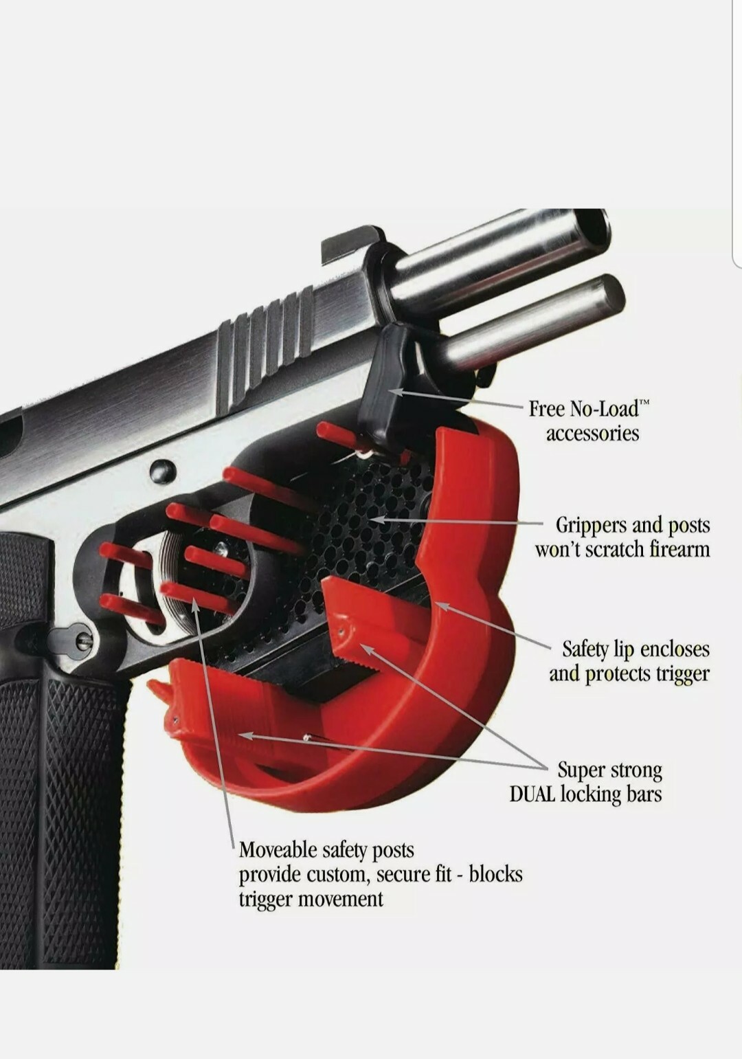 UNIVERSAL FIREARM TRIGGER LOCK with 2 KEYS by CHILD GUARD