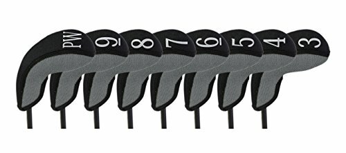 Stealth Hybrid Headcover set of 8: Brand NEW, #3-PW Highest quality Charcoal/Blk