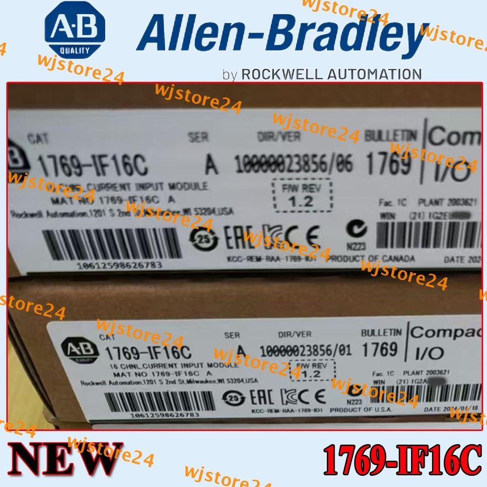 New Factory Sealed AB 1769-IF16C CompactLogix 16 Pt A/I Current Module 1769IF16C