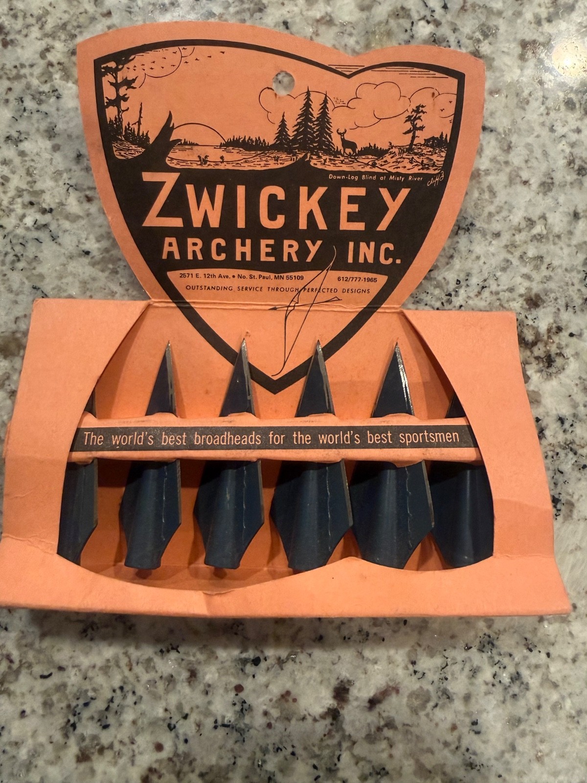 Blue Zwickey 2 blade Broadheads