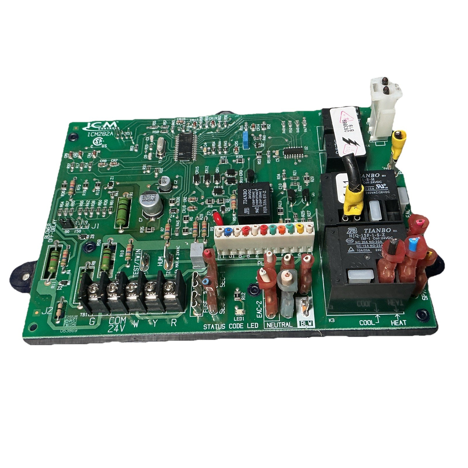 ICM Carrier Furnace Control Board Part # Pcb1018-4e Free Shipping