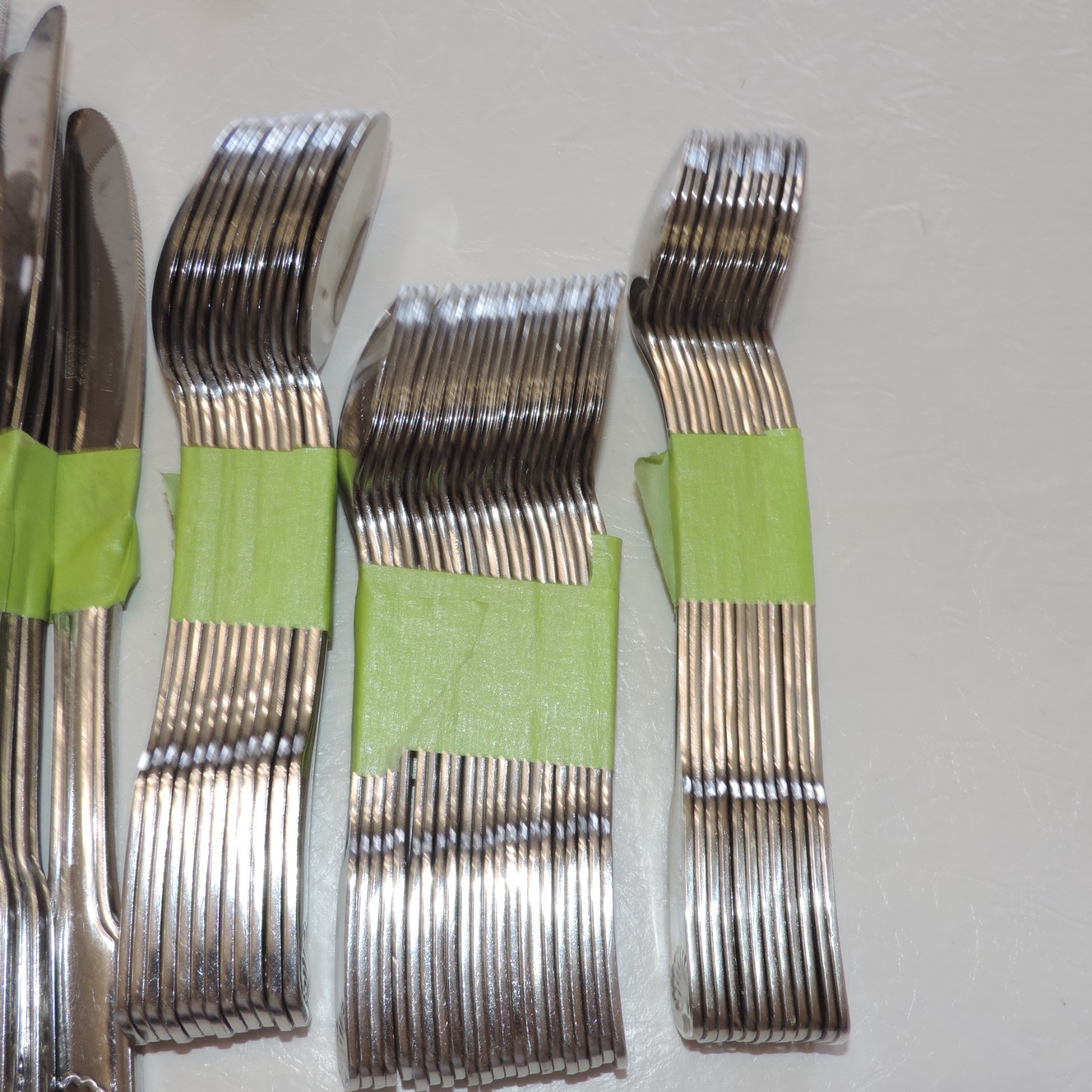 Cambridge SHELL Stainless Flatware 12 7-pc Place Settings + Serving 100 Pieces
