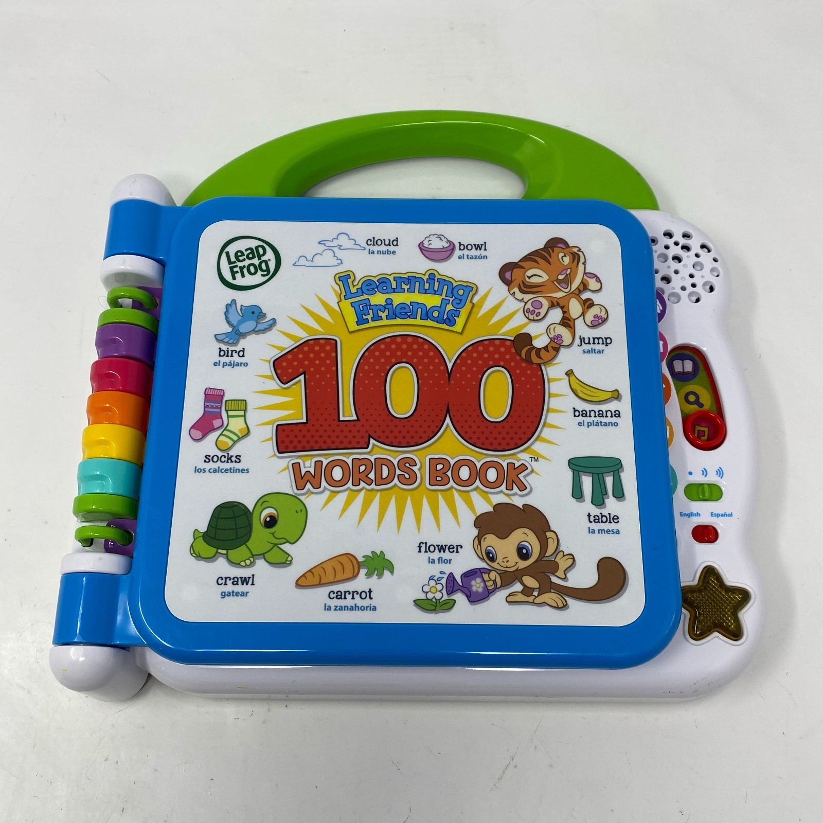 LeapFrog Learning Friends 100 Words Book, Green/Blue