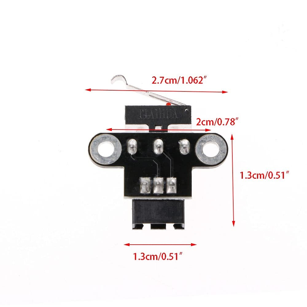 6-Pack Mechanical Endstop Limit Switch Horizontal with 1M Cable for 3D Printer