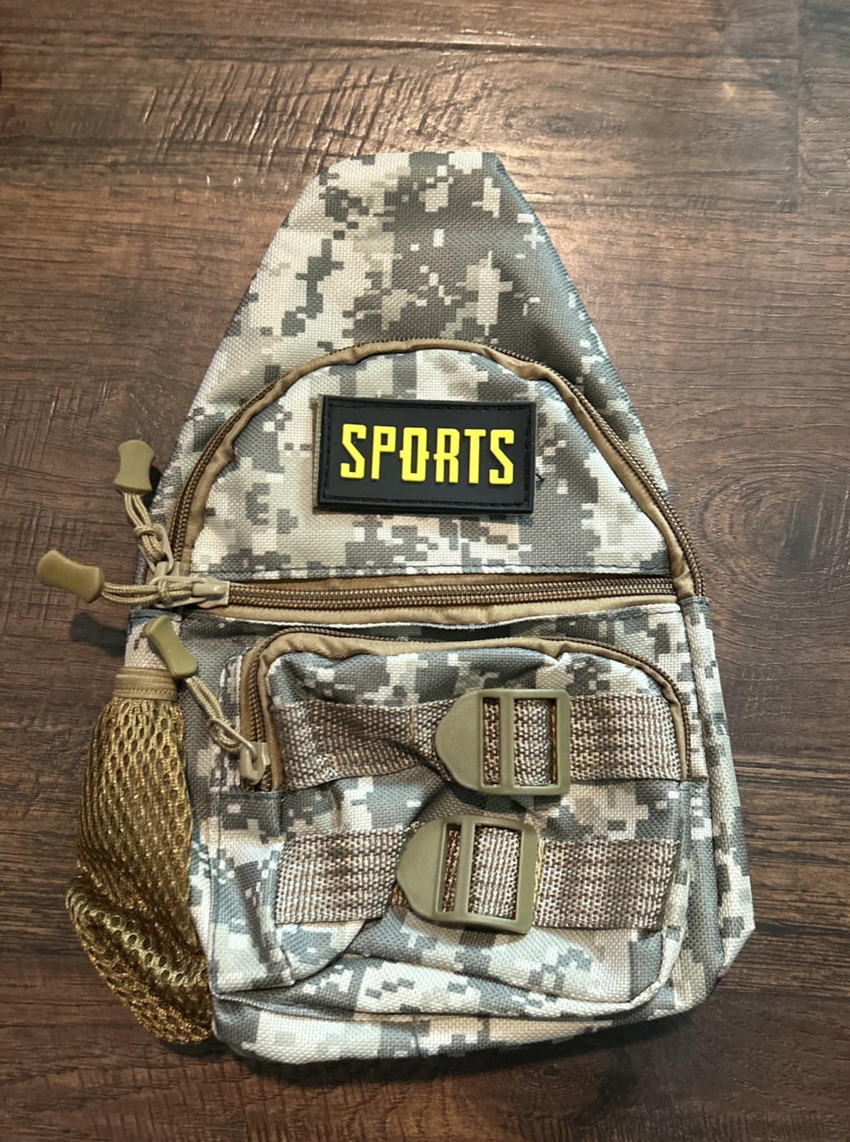 Tactical Sling Chest Bag Backpack Military Crossbody Bag Digital Camouflage Mini