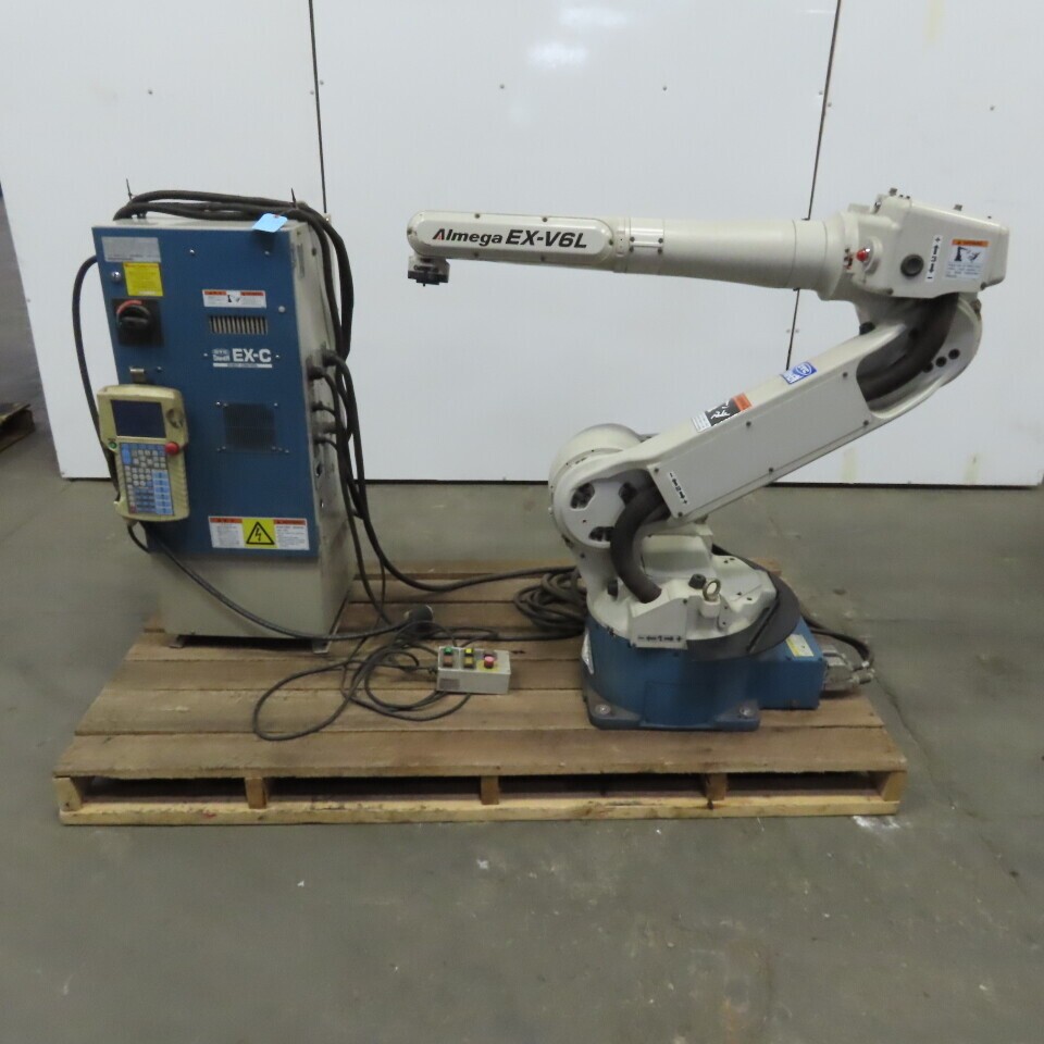 OTC Daihen Almega EX-V6L 6 Axis Welding Robot Manipulator Control Teach Package