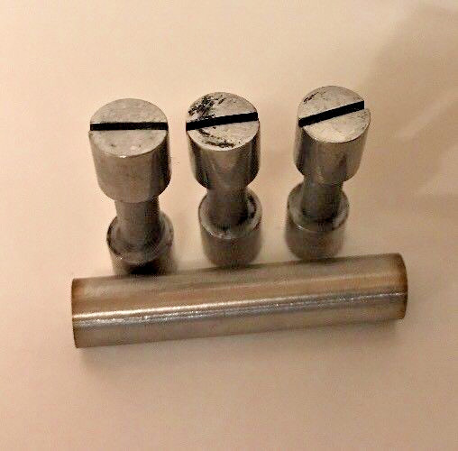 Knife Mounting Hardware 3 Corby Steel Rivets 1 Lanyard Tube Knife Making Supply