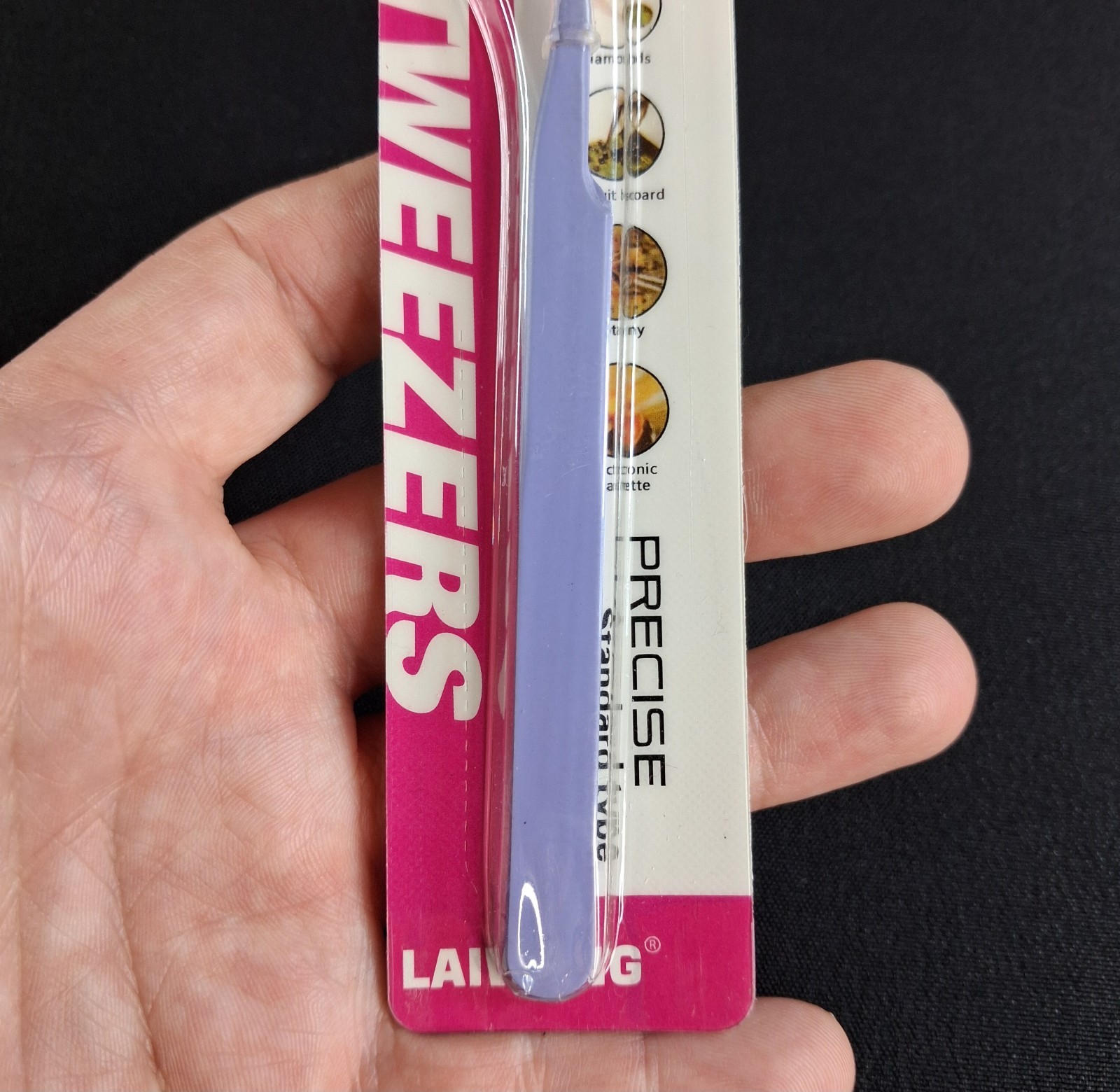 LAIWANG Precision Tweezers Straight & Curved Electronics Crafting Eyelashes