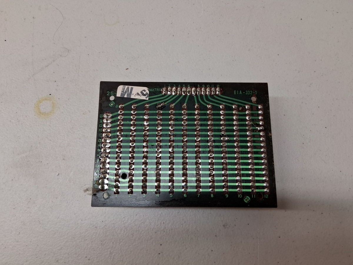 Moog Satellite & Minitmoog Resistor Matrix PCB