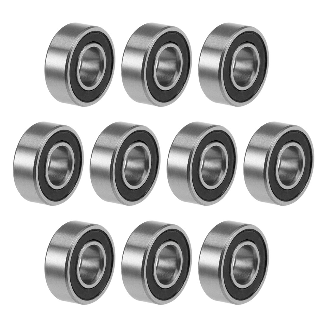 MR115-2RS Ball Bearings Z2 5x11x4mm Double Sealed Chrome Steel 10pcs