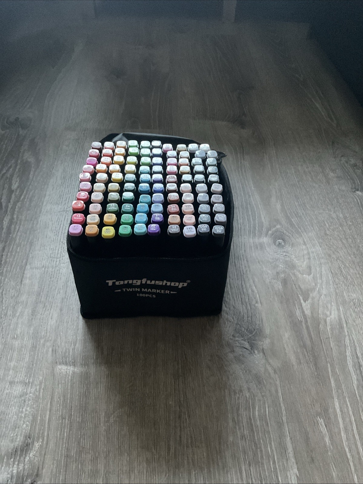 Tongfushop 80 Colors Alcohol Markers, Double Tip Blender Art Drawing Markers
