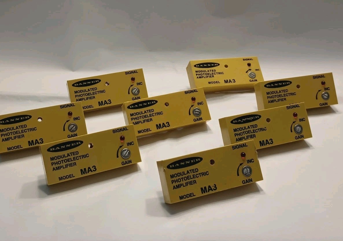 Banner Modulated Photoelectric Amplifier Model ma3