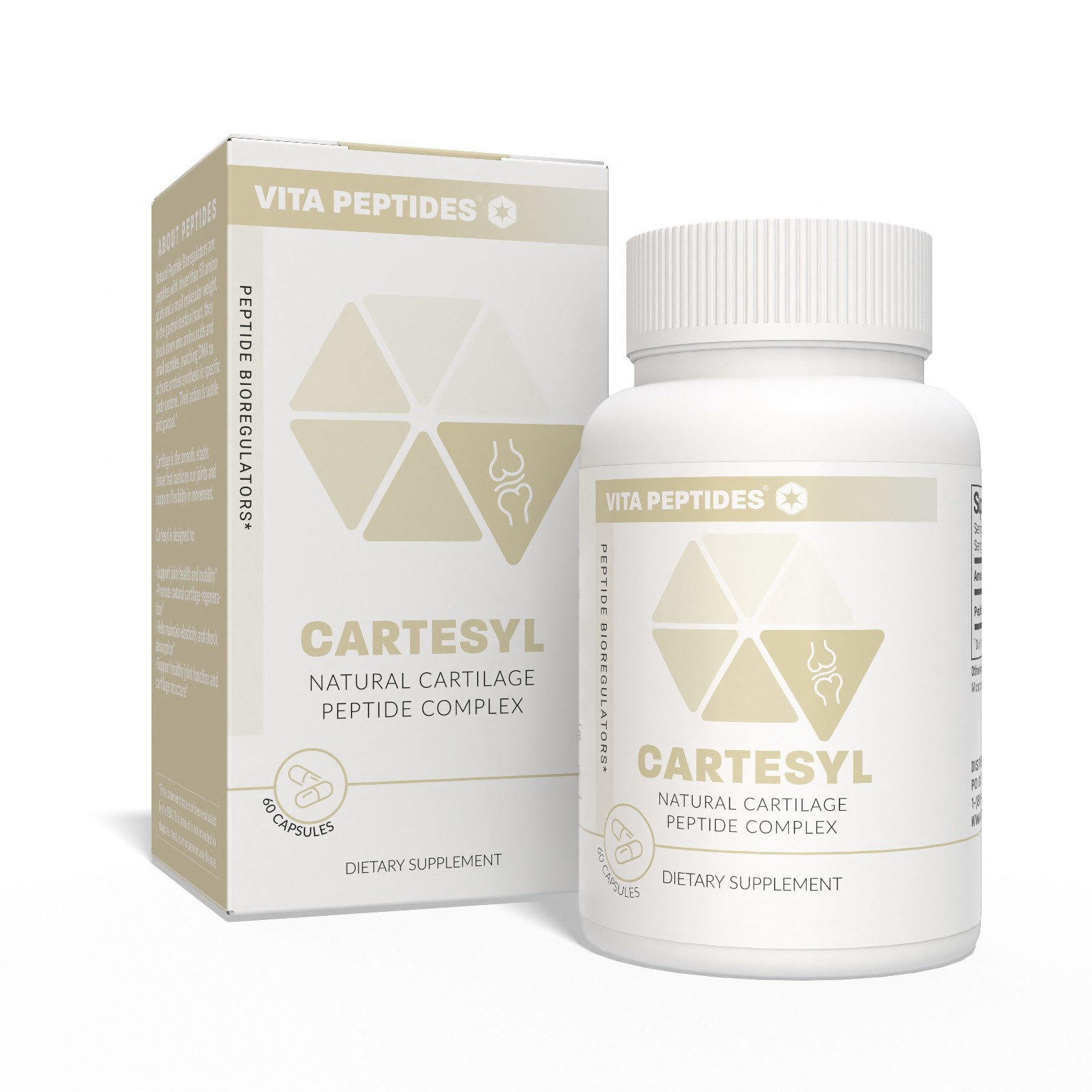 Cartesyl – Cartilage Peptide Bioregulator 30 & 60 Capsules - Free Shipping