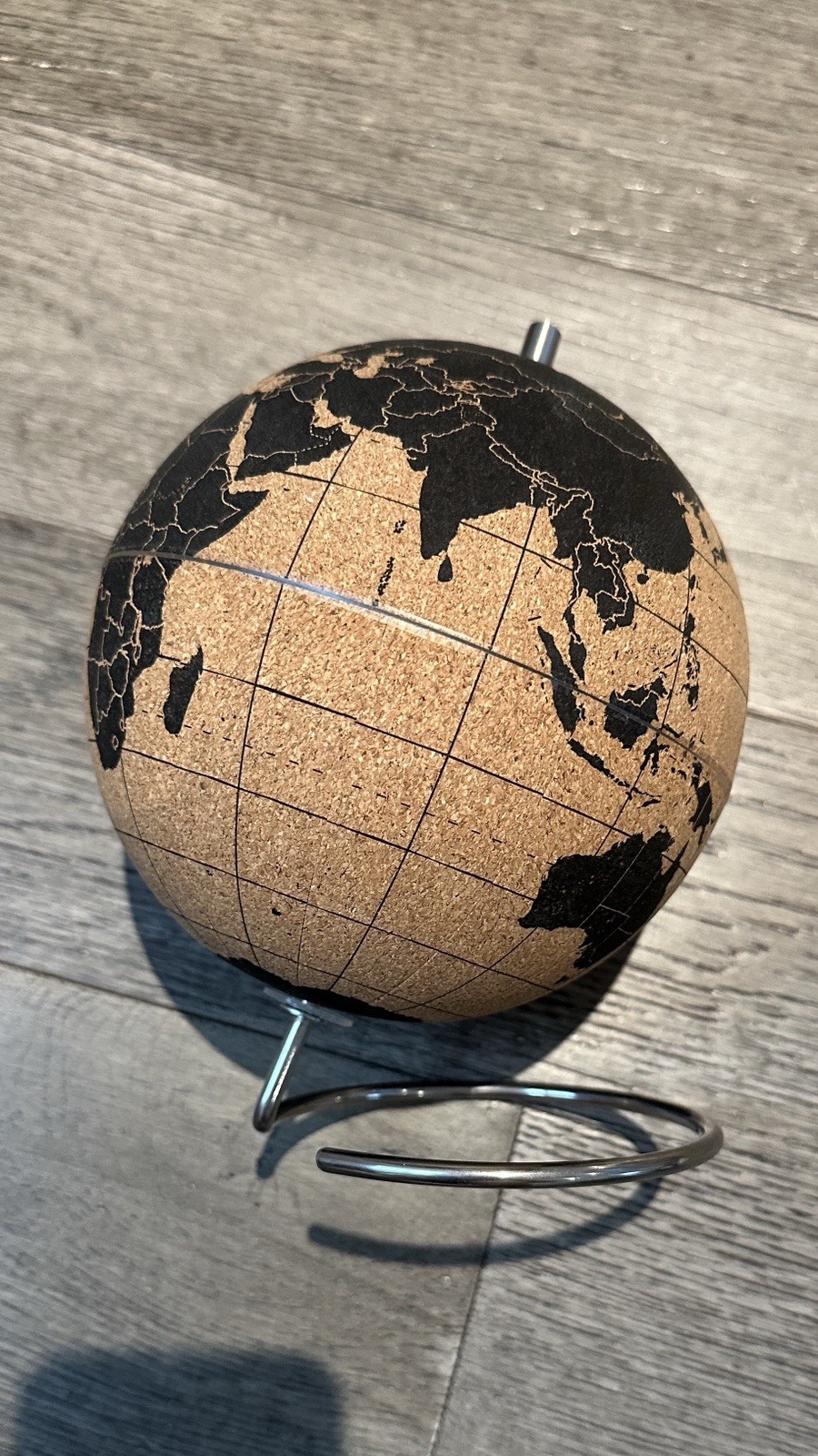 Mini Cork Globe for Traveling