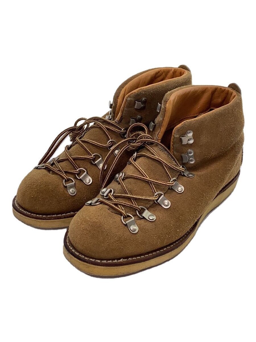 Lace-Up Boots/Us8.5/Beg/Suede 3544