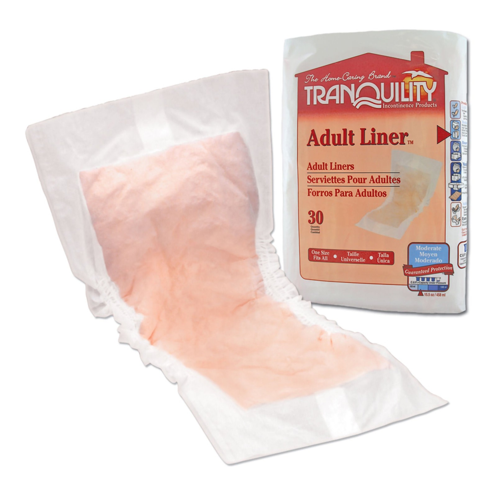 Tranquility Unisex Incontinent Pad Adult 9 x 24" 2078 53 120 Ct