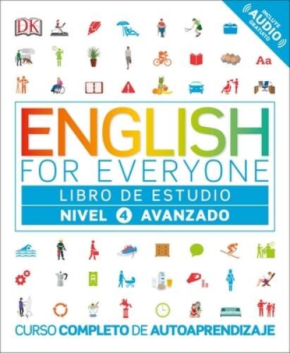 English for Everyone: Nivel 4: Avanzado, Libro de Estudio - Paperback - GOOD