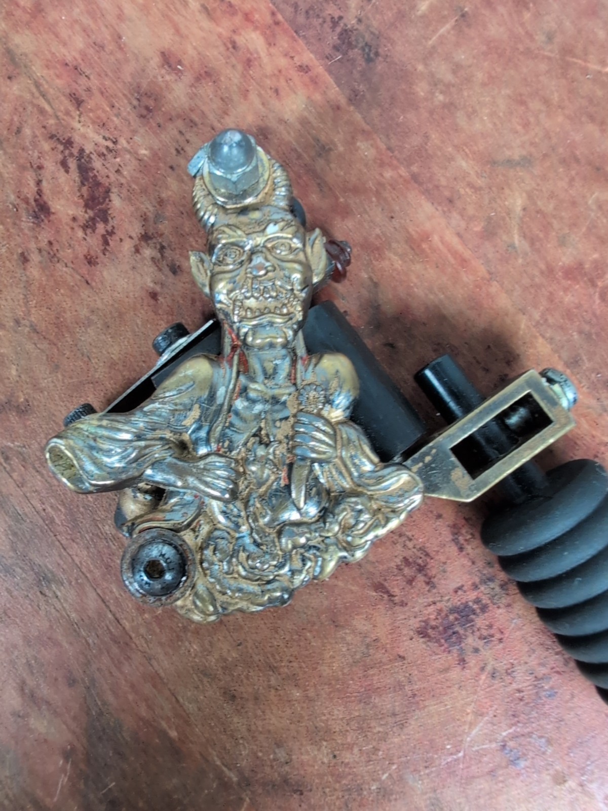 Vintage Coil Tattoo Machine Custom Made Brass