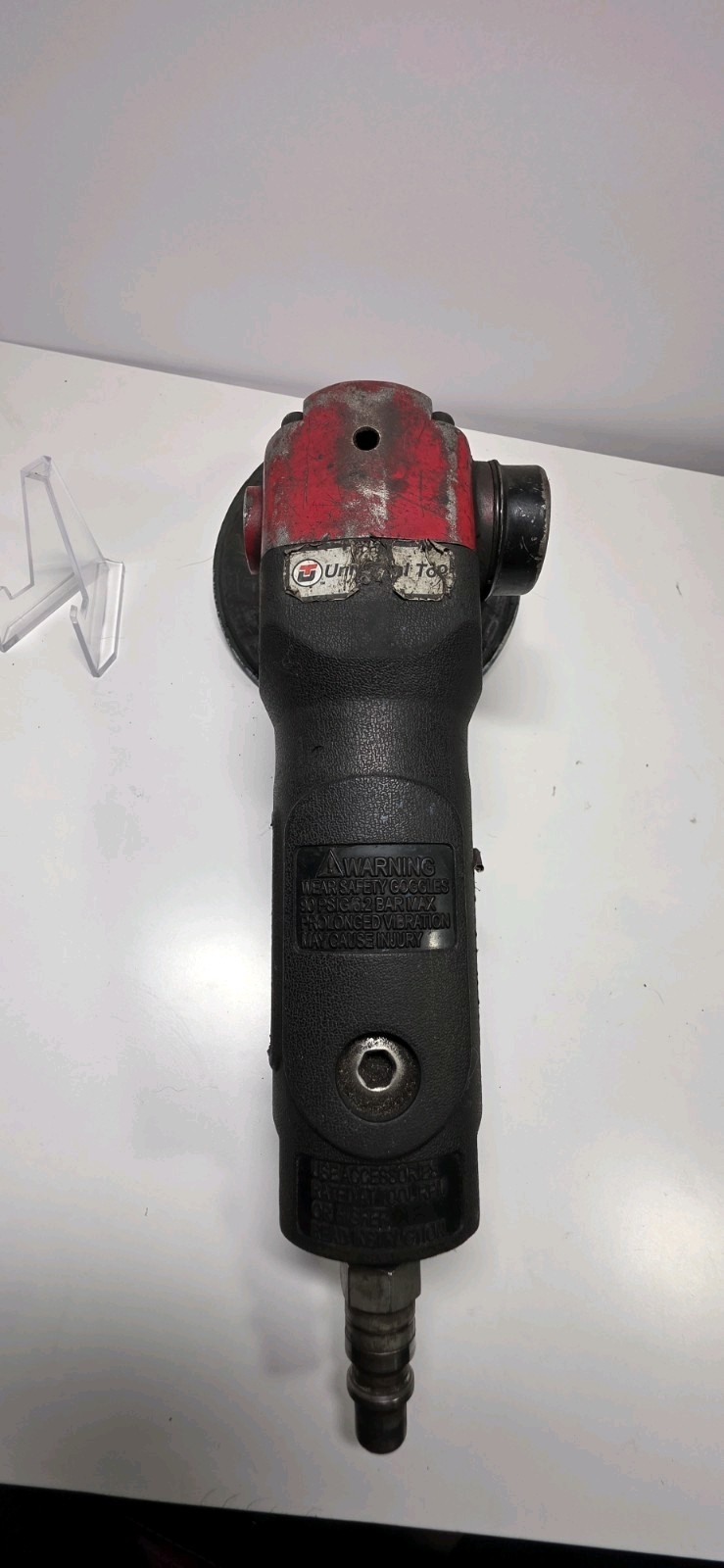 UNIVERSAL TOOL UT8775-1,  4" PNEUMATIC ANGLE GRINDER
