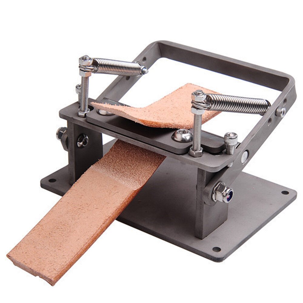 Manual Leather Peeling Machine Splitter Skiver Peeler Skiving Paring DIY Tool US