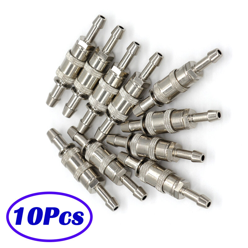 10Pcs NIBP Blood Pressure Cuff Female Connectors Single Tube Air Hose Connectors