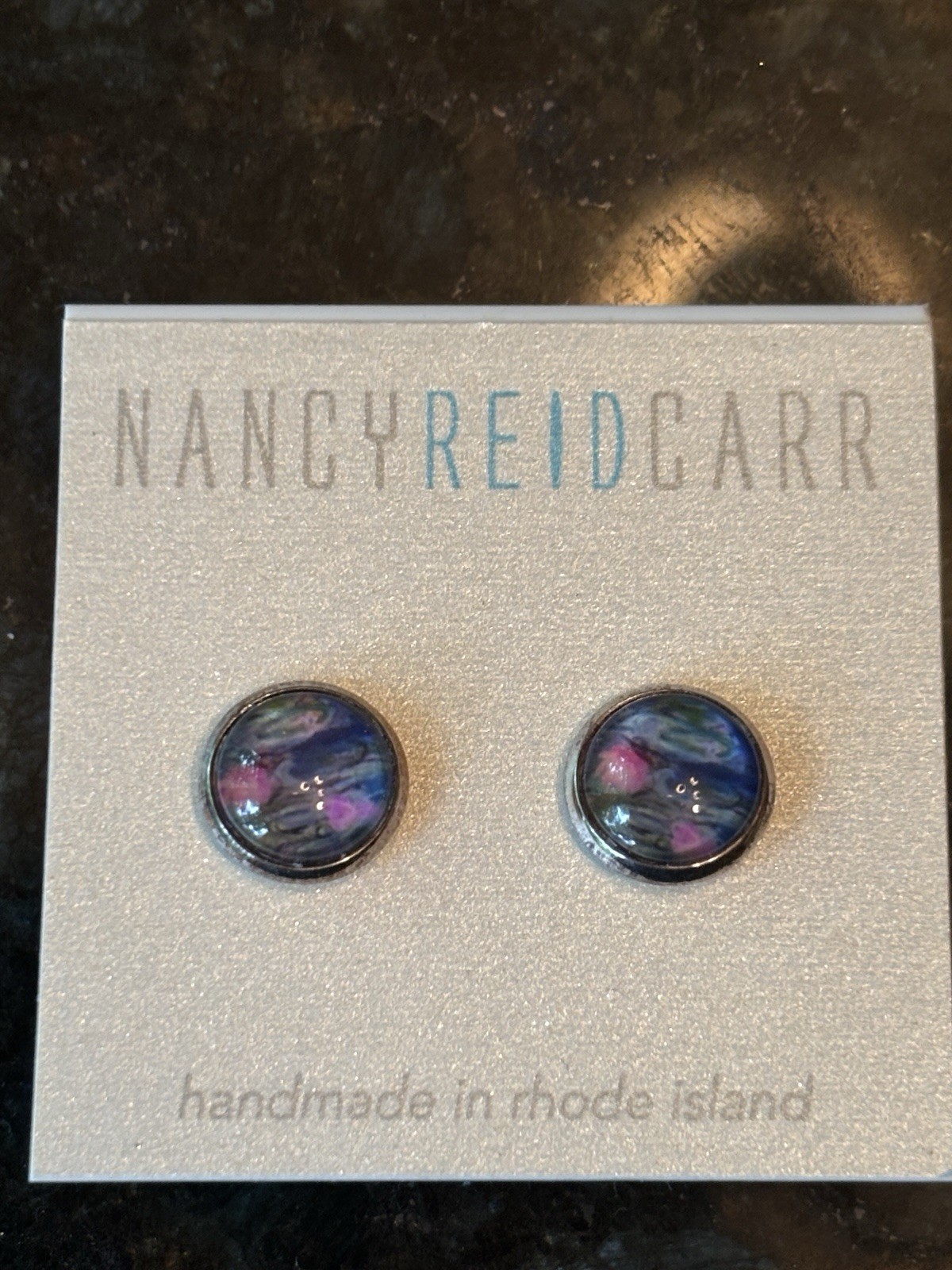 New w/Gift Box: Handmade Artist’s Multicolor Earrings 🎁