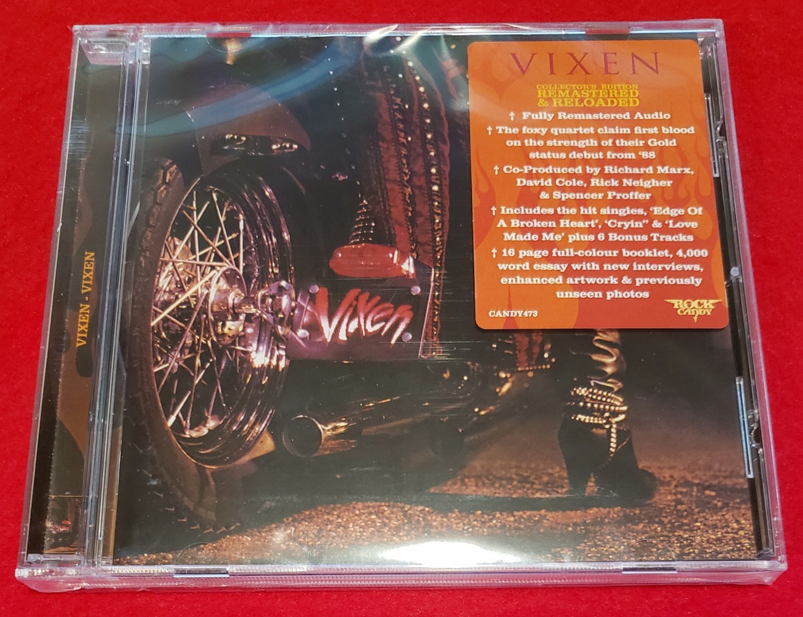 VIXEN - Self Titled - Rock Candy Remastered Edition - CD