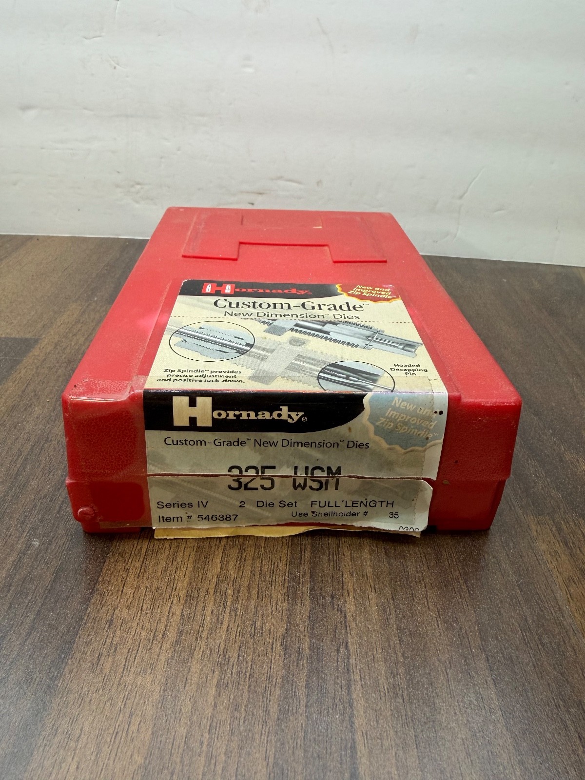Hornady 325 WSM Reloading 2 Die Set 546387 325 Winchester Short Magnum Dies