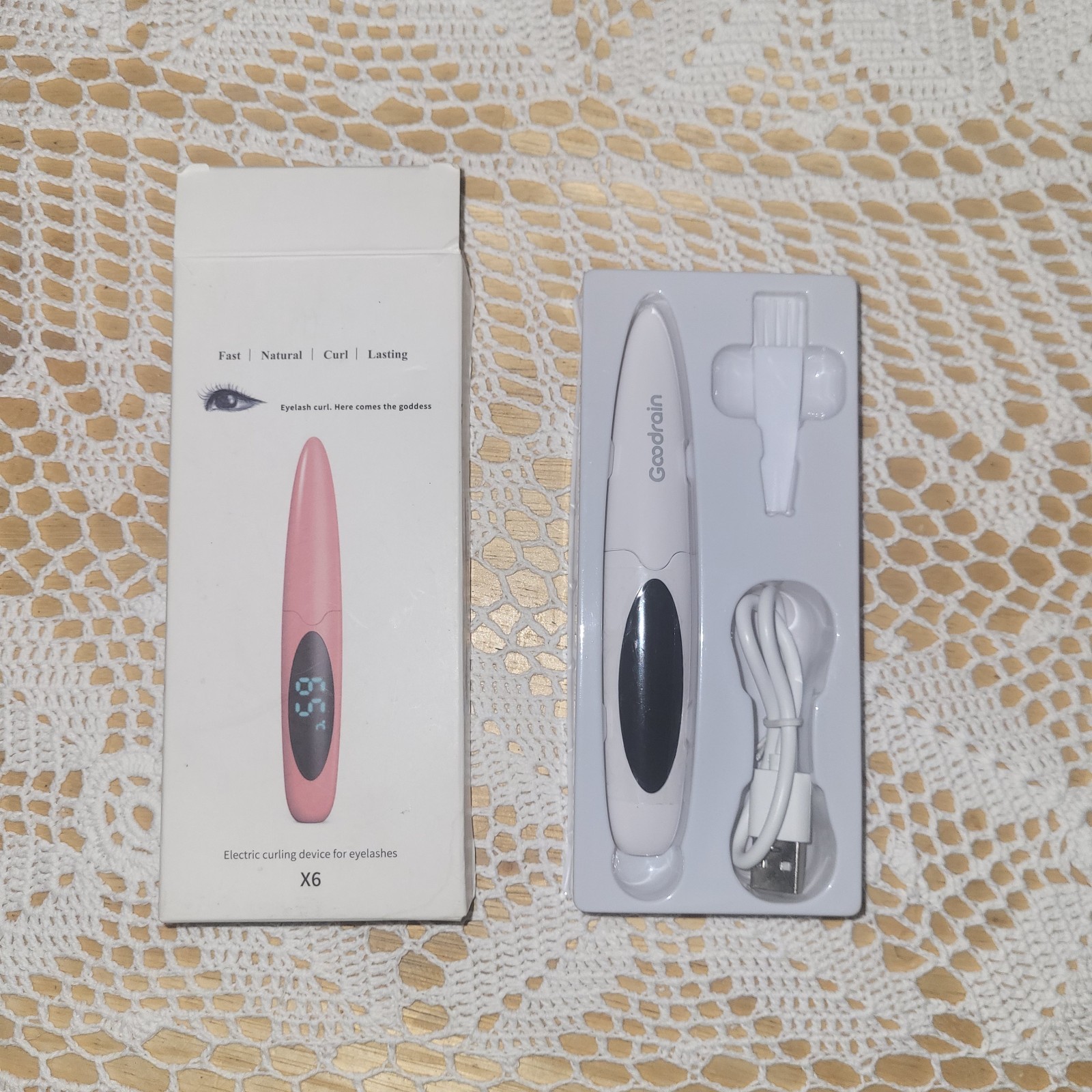 New Electric Curling Device For Lashes White Stocking Stuffer Eyelash Curler