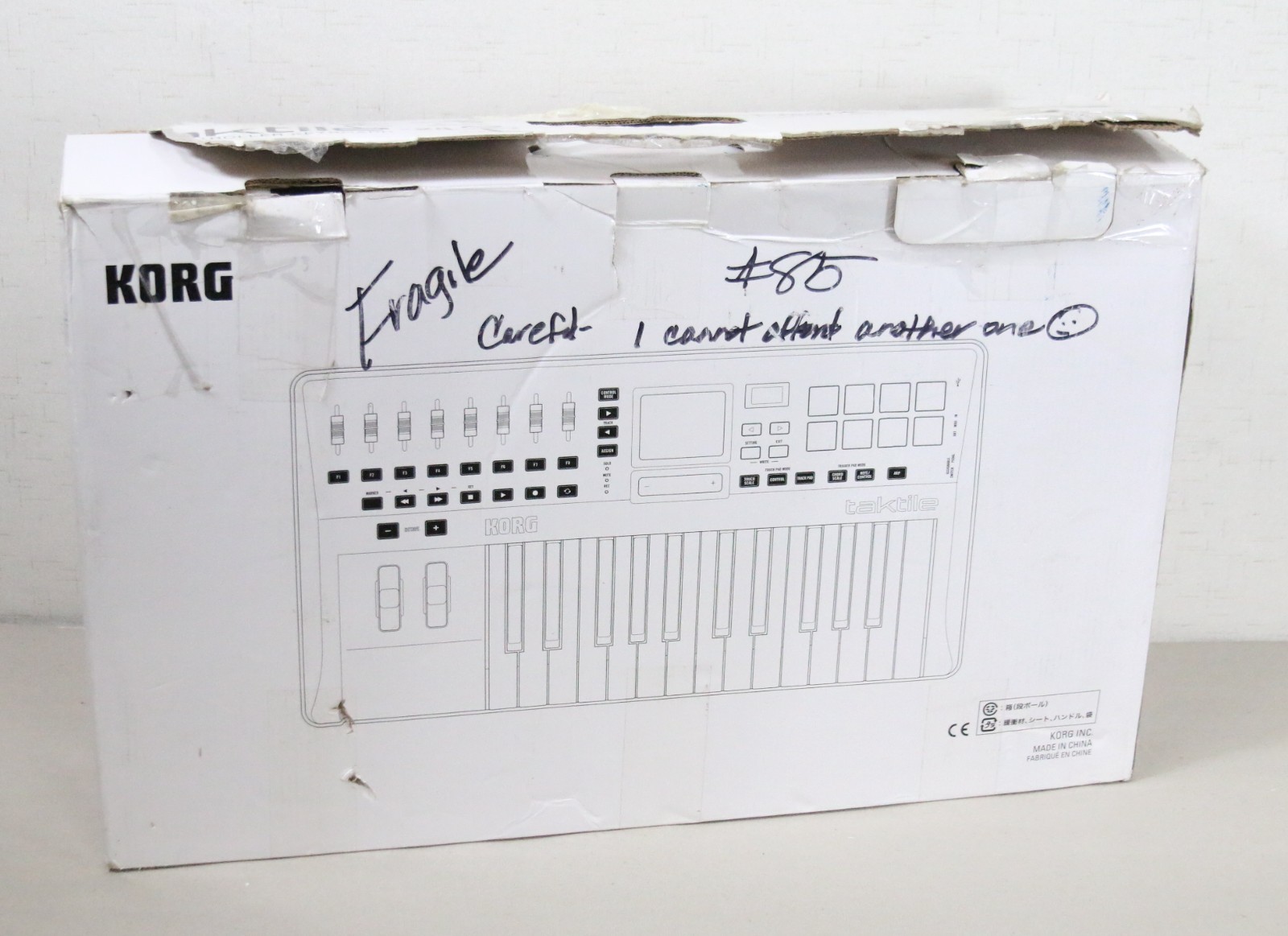 Korg Taktile-25 Key USB MIDI Keyboard Controller Touch Pad w/Box Free Shipping!