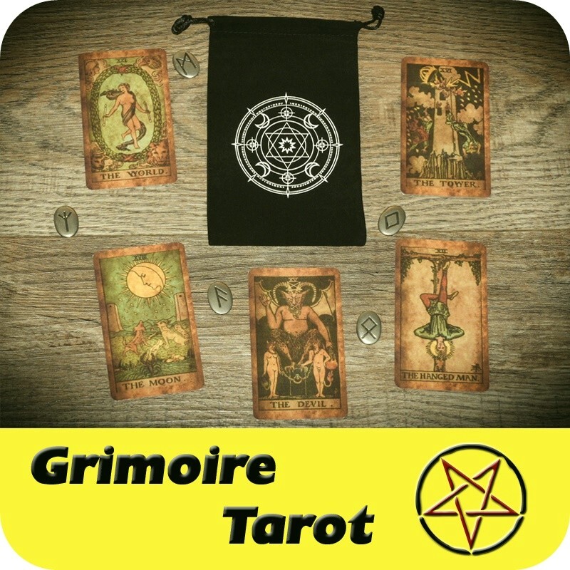 Grimoire Tarot Prediction Mentalism Bizarre Magic Card Trick Easy Close Up