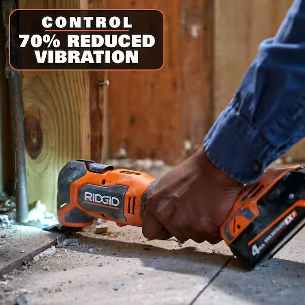 RIDGID 18V NUKE SubCompact Brushless Cordless Multi-Tool (Tool Only) RNKSMT01B