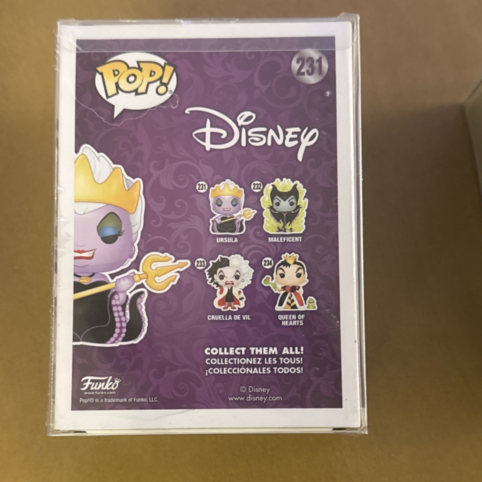 Funko Pop! Disney Hot Topic Exclusive Diamond GITD Lot 4 Evil Queen Ursula