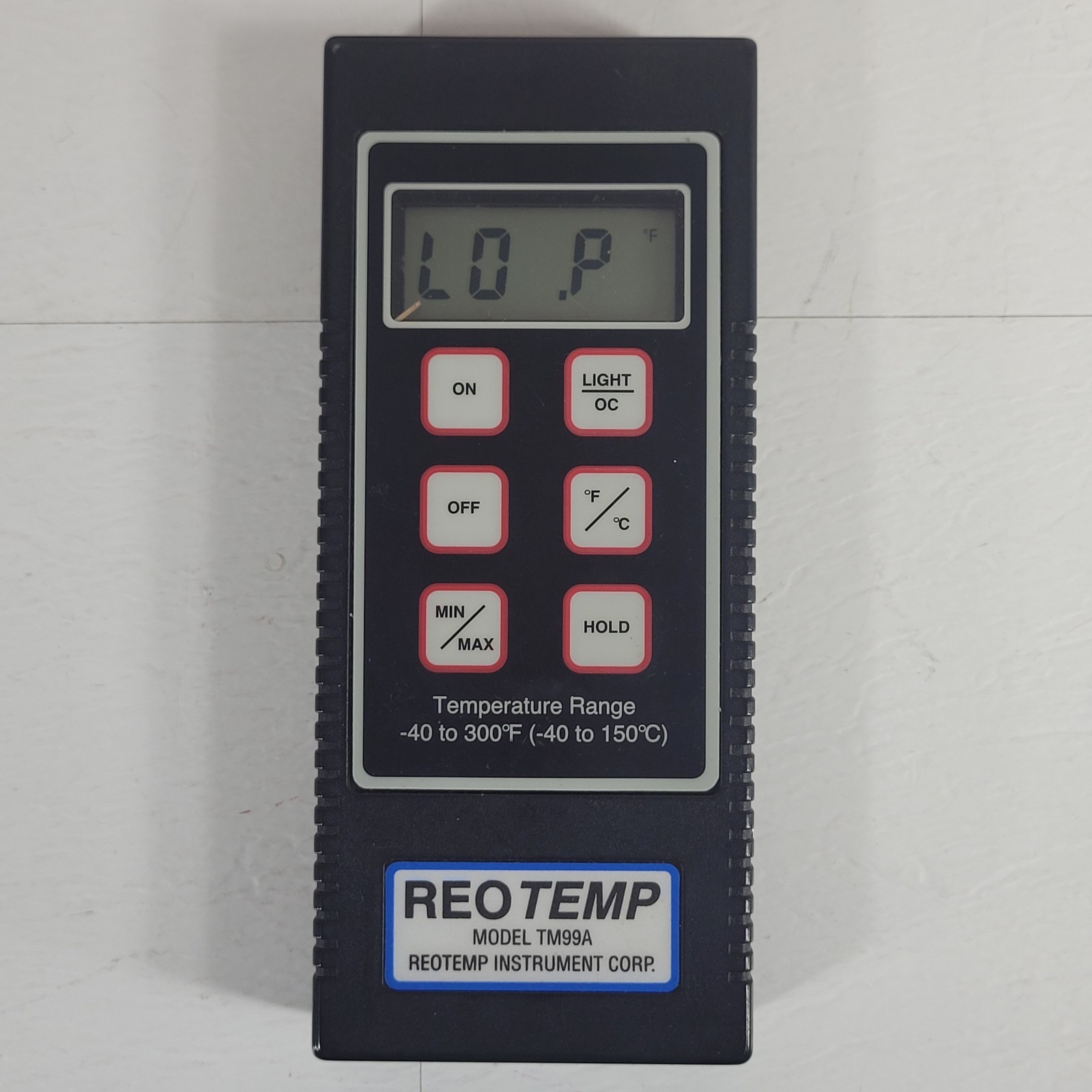 ReoTemp TM99A-UL Digital Thermometer -40° to 150°C Precision Temperature Monitor