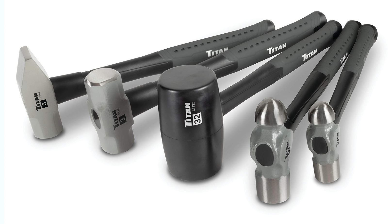 Comprehensive Hammer Set Includes Ball Pein Rubber Mallet and Sledge Hammers