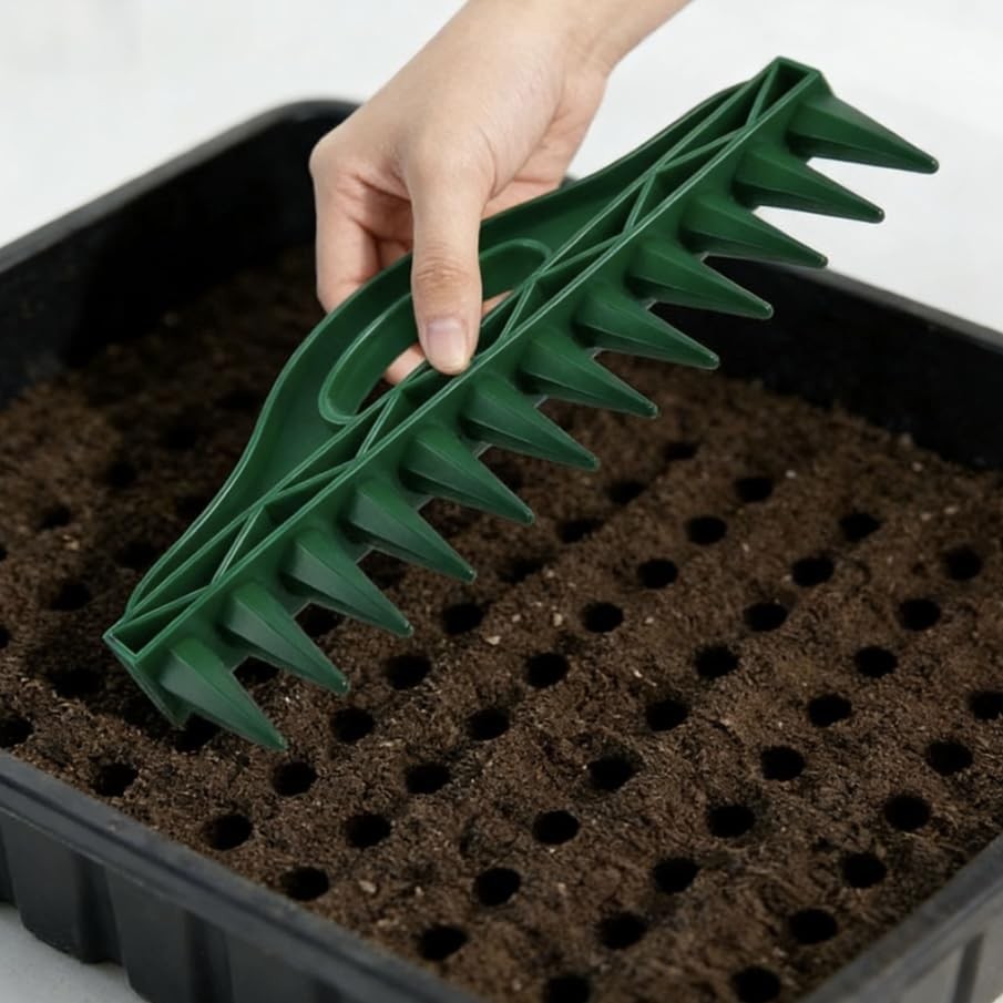 xxikhhhhikxx.Handheld Garden Seeder - Seed Spacing Tool Achieve Precise Seed &
